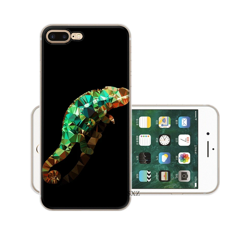 Mobile Phone Case for iPhone 11 Pro X XS Max XR 6 6S 7 8 Plus 5 5S SE Hard Cover Chameleon Shell Casing | Мобильные телефоны и