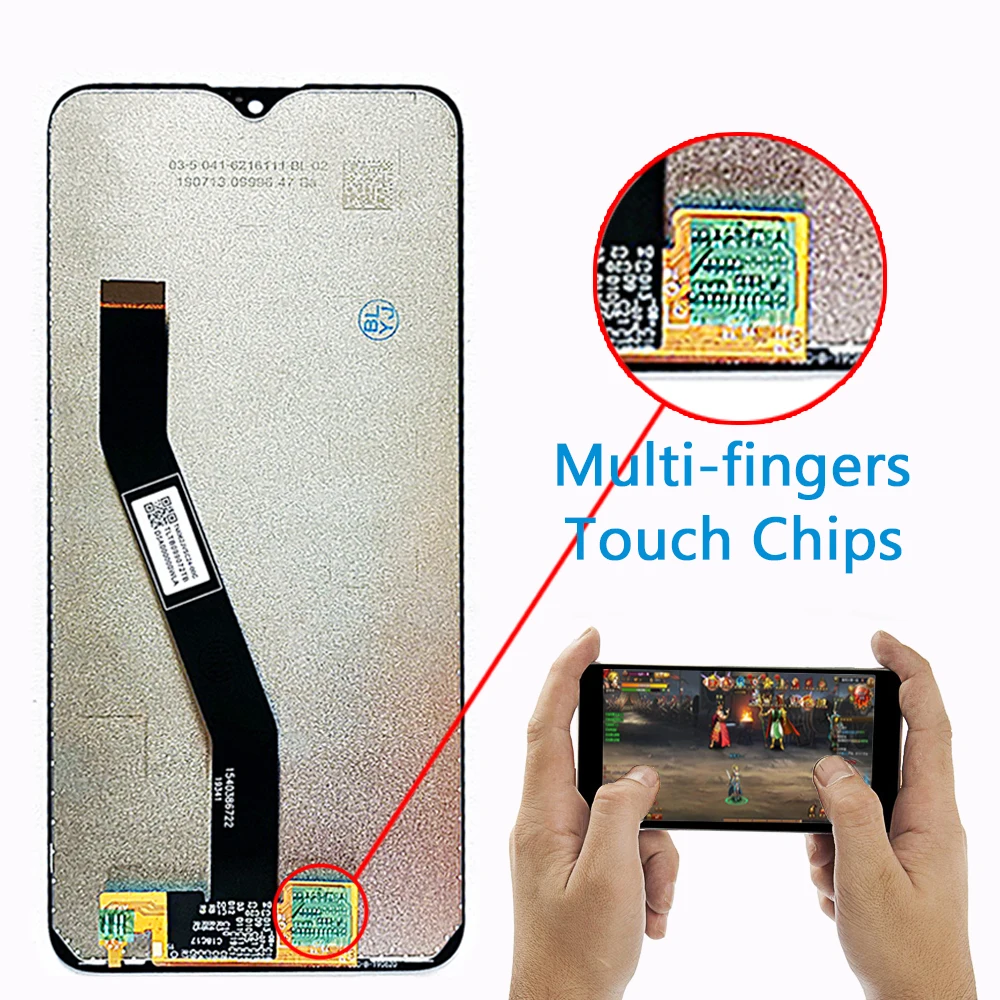 ЖК-дисплей Fansus для Xiaomi Redmi 8A 6 22 дюйма дигитайзер в сборе рамка с ЖК-экраном 8 |