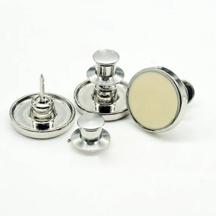 10 шт. металлические кнопки шпильки для джинсов съемные добавляют дюйм к любой