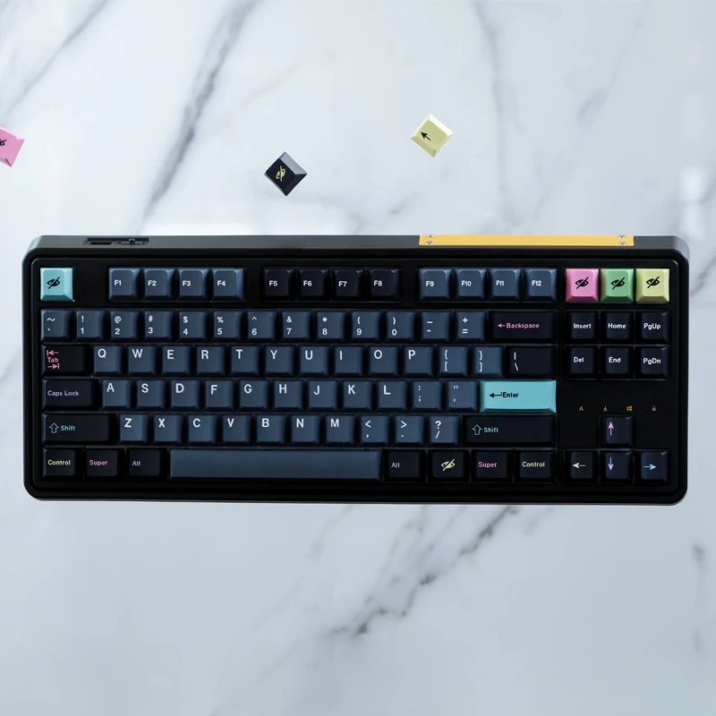 Клавиатура GMK Dracula 141 клавиши/набор клавиш клавиатура PBT DYE-SUB Cherry Profile для