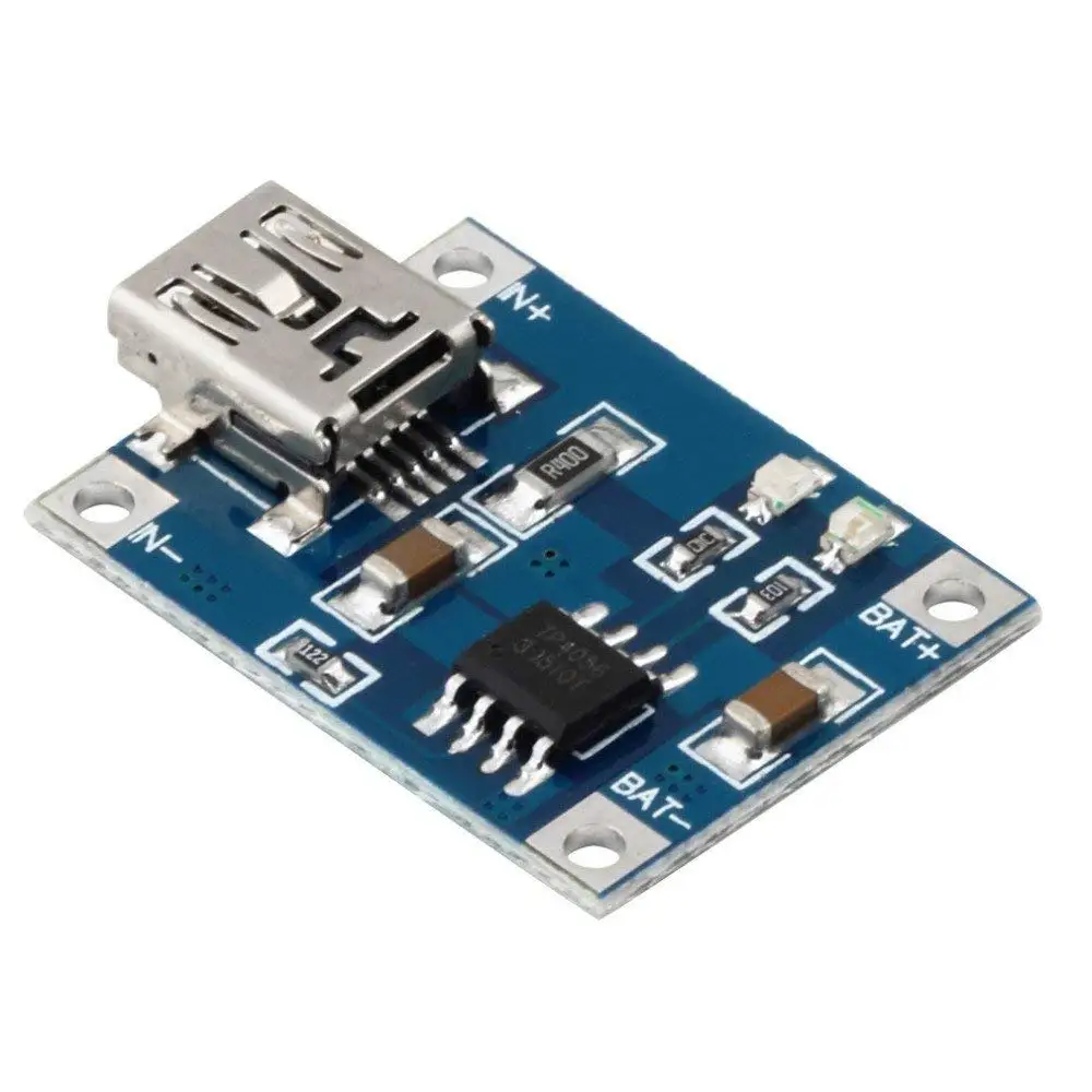 Taidacent TP4056 1A литиевая батарея Адаптивная технология зарядки доска Mini USB интерфейс