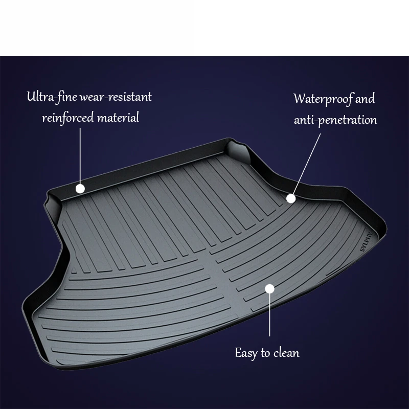 

Car Trunk Carpet Cargo Liner Floor Mats For Nissan Qashqai J10 J11 Teana J32 L33 X-trail T31 T32 Sylphy B17 Tiida Trunk Floor