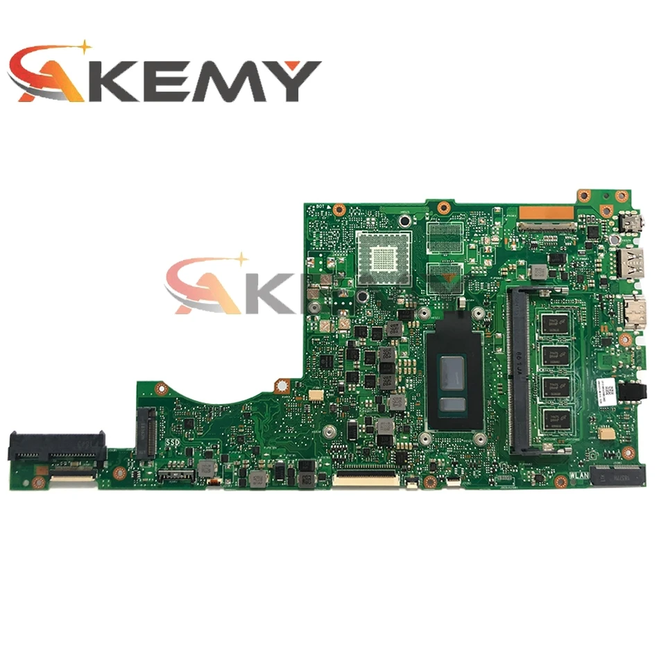 X411UA Laptop motherboard for ASUS VivoBook-14 X411UQ X411UN X411U S4200UQ S4200U original mainboard I5-7200U GM 4G RAM | Компьютеры и