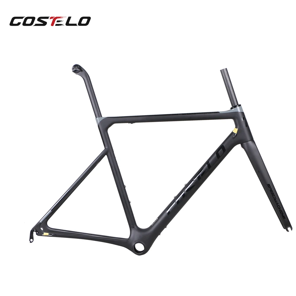 766g только диск Costelo Speedmachine 1,0 ультра светильник карбоновая рама для дорожного велосипеда велосипедная Рама Bicicleta Подседельный штырь вилка гарнитура