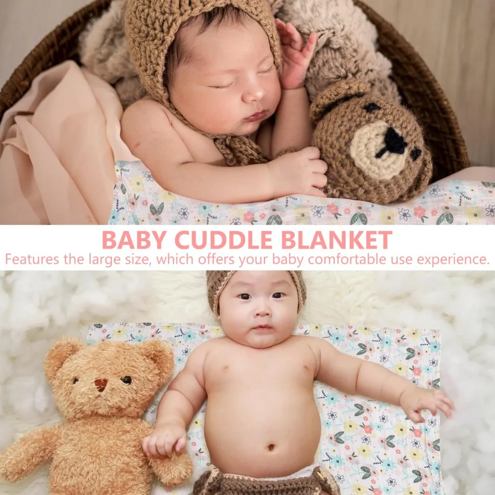 

1pc Bath Towel Infant Bath Towel Cartoon Baby Swaddle Towel