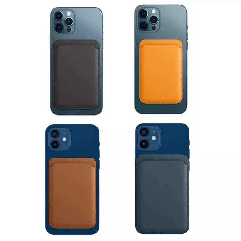 

Magnetic Fashion Wallet For iPhone12 Pro Max case+Card Cover Support Wireless Charging Transparent Protective Cover capa