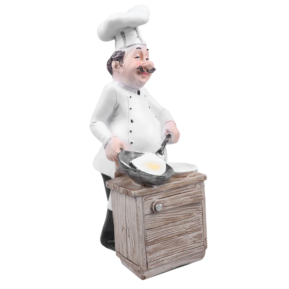 1 шт. шеф повар модель Европейский Стиль полимера мини Статуэтка женщины в