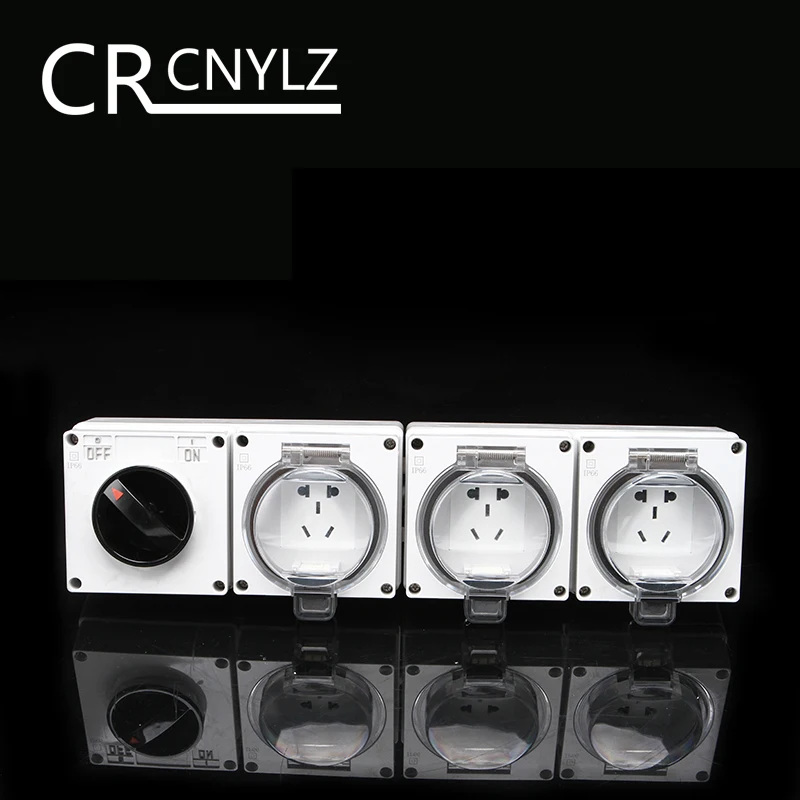 

Австралийская розетка IP66, водонепроницаемая промышленная розетка, наружная водонепроницаемая розетка, 3-контактная розетка с выключателем