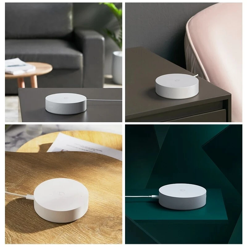 Global Version Xiaomi Mijia Gateway Mi Smart Home Hub ZigBee 3.0 WIFI BT Mesh Voice Work With Homes APP HomeKit | Электроника
