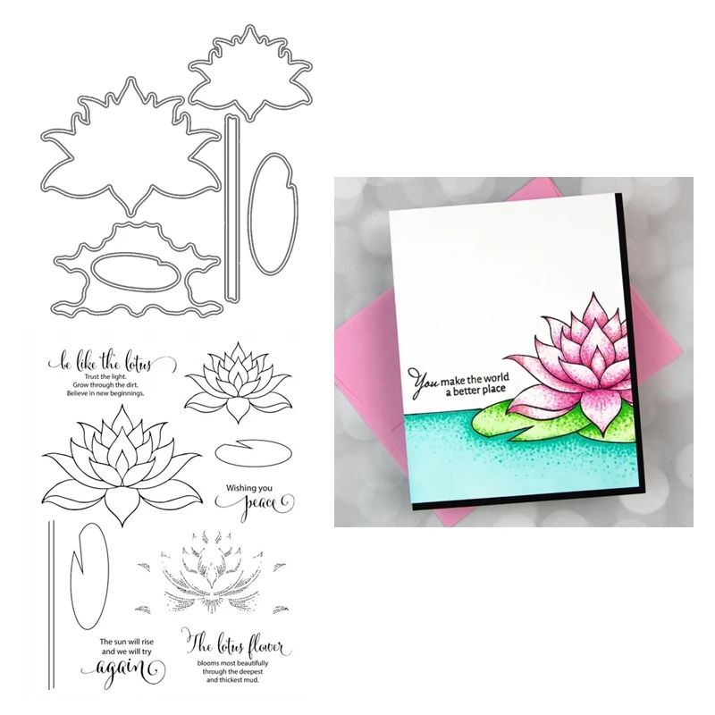 Новинка 2020 многослойные металлические штампы и прозрачные для скрапбукинга