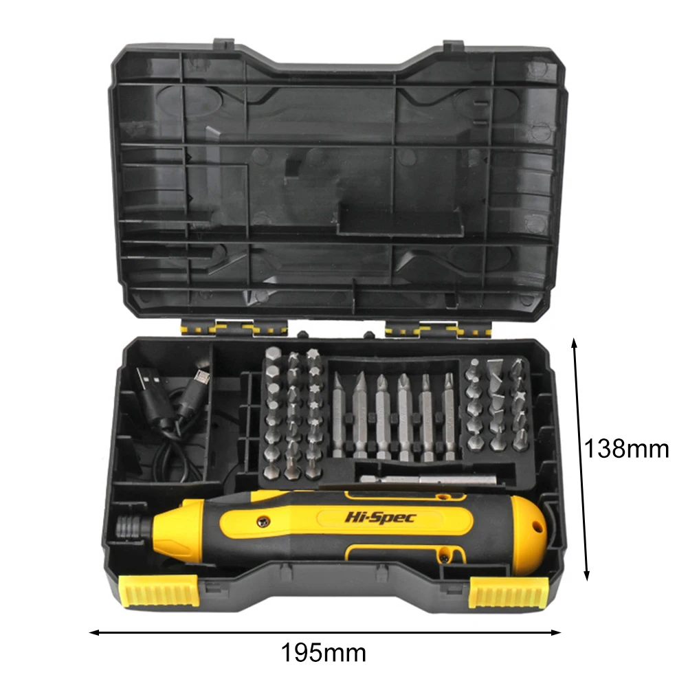 

41 in 1 Electric Screwdriver Set USB Rechargeable Wireless Screwdriver Set Forward and Reverse Cordless Screwdriver Set