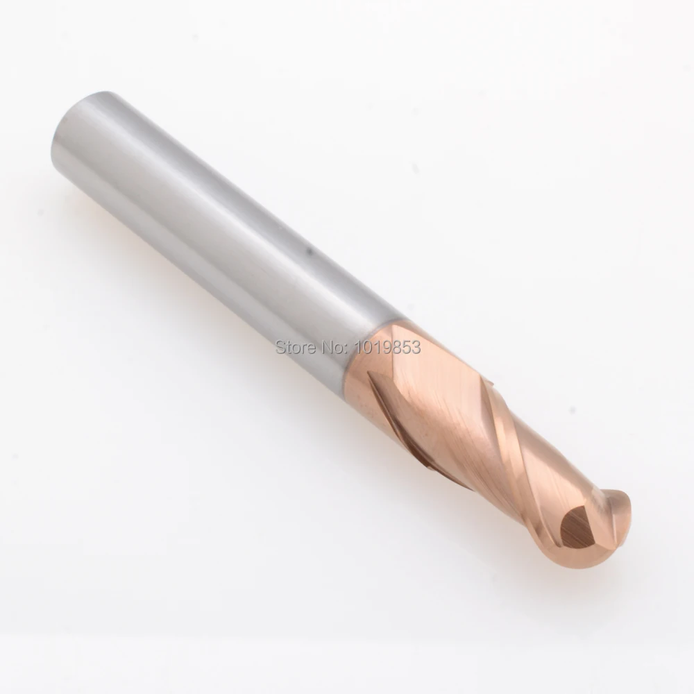 2 шт. SLONS для 55HRC R4X8X60L или R5X10X75 R6X12X75 фреза с ЧПУ твердосплавная шариковая Концевая