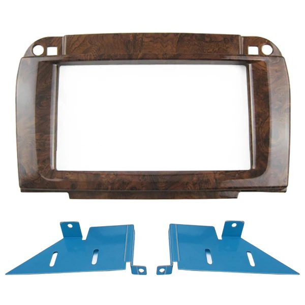 2DIN Автомобильная панель Fascia Для MERCEDES BENZ CL klассе (C215) S klасса (W220) 2002 2006 комплект для