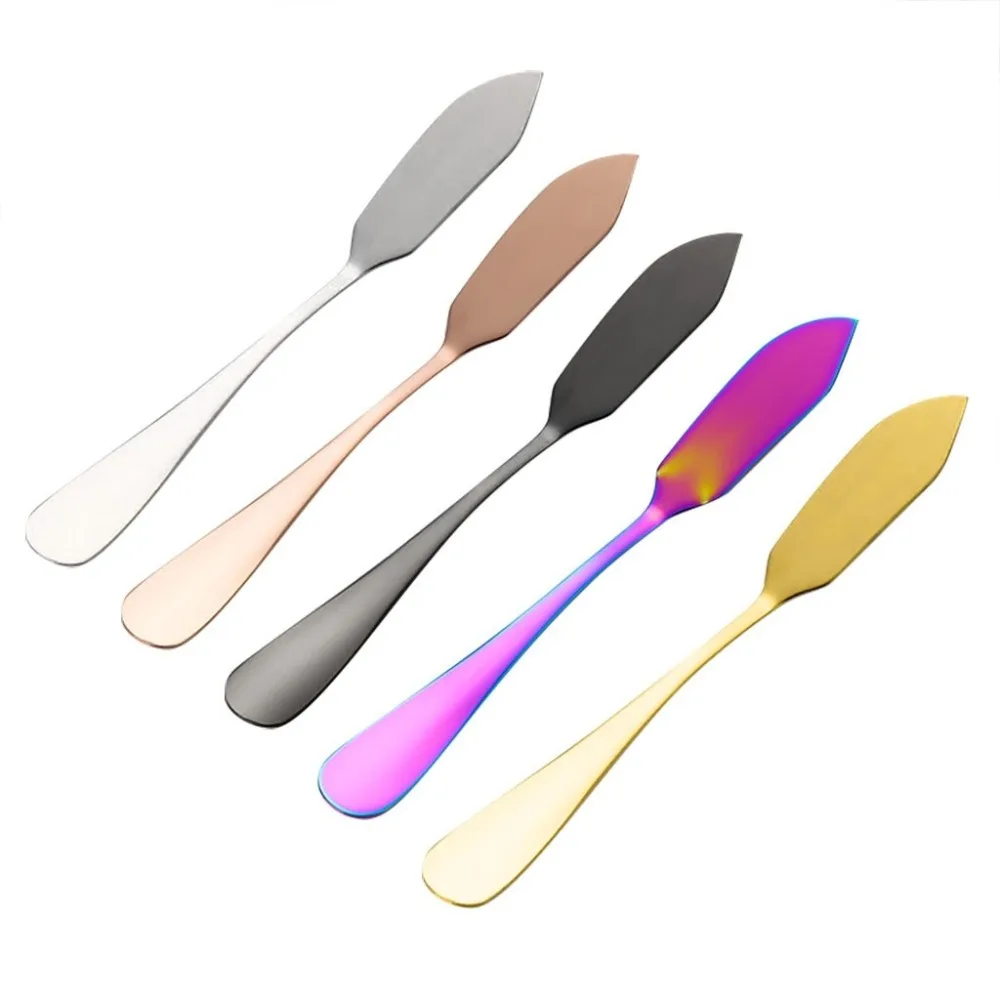 Stainless Steel Better Butter Knife Spreader Easy Spread Cold Hard Butter Cheese Jams Knifes Western Cutlery Breakfast Tool A40
