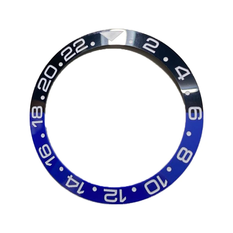 38mm Ceramic Watch Bezel In Face Ring Insert Fit 40mm Automatic Movement Replacement Accessories | Наручные часы