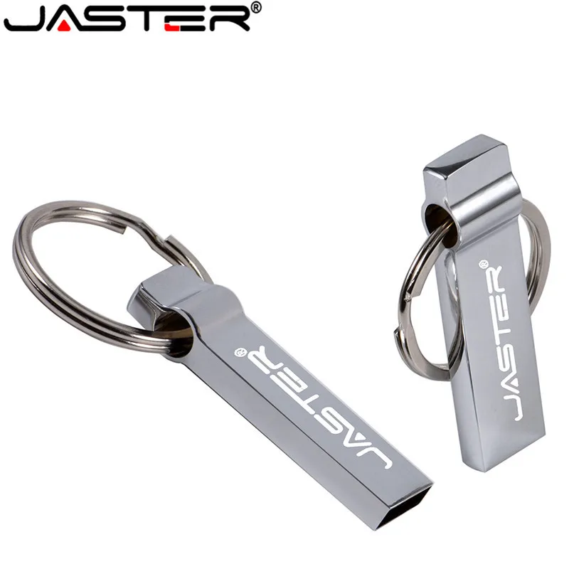 Водонепроницаемый брелок с логотипом JASTER 4 ГБ 8 16 32 USB 2 0 usb флеш накопитель флешка