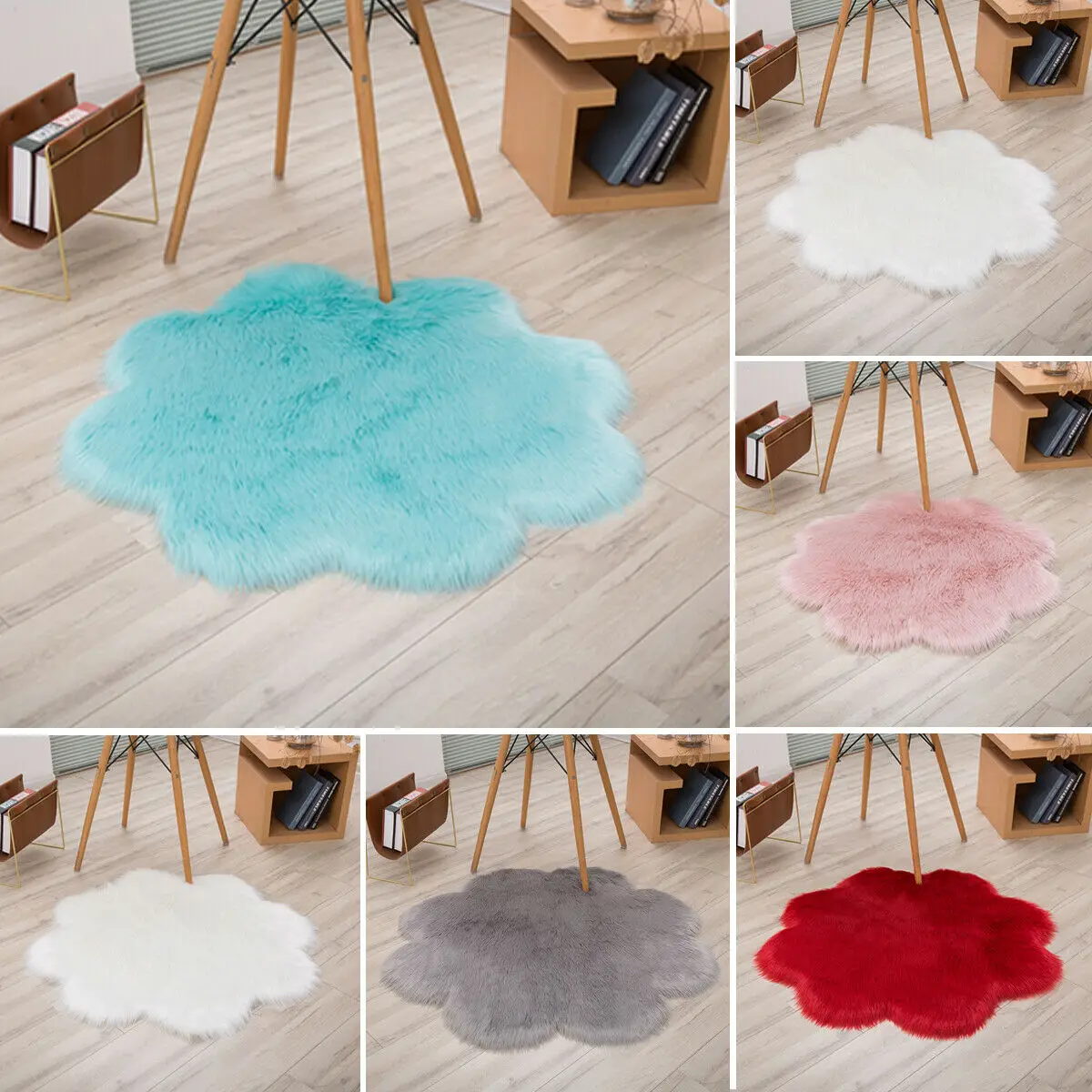 2020 красивый пушистый ковер с цветами нескользящий ворсистый для столовой