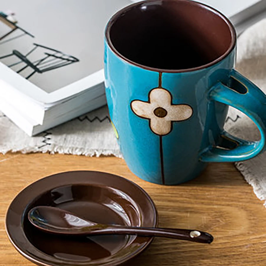 Креативная керамическая чашка кофейная чашки для капучино эспрессо