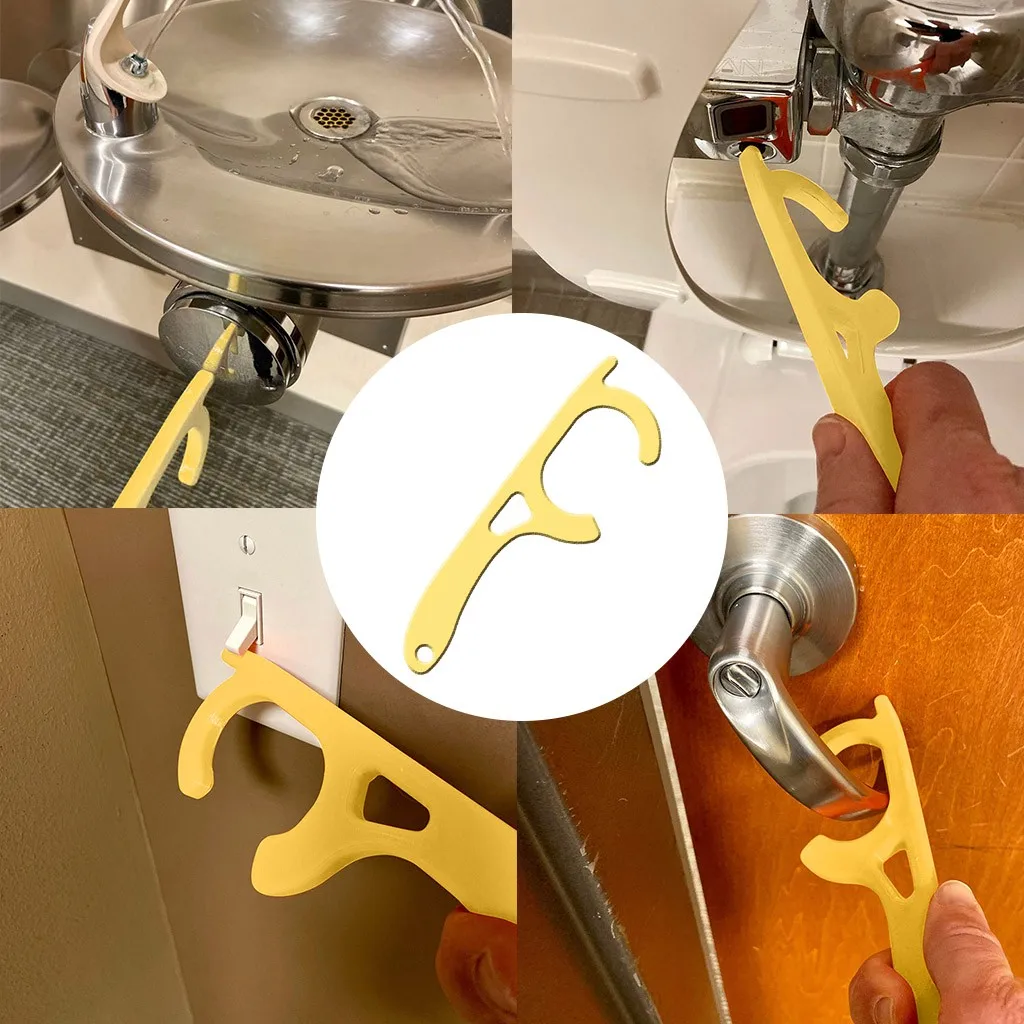 Гигиеническая ручка двери EDC открывалка легко носить с собой удобный и простой