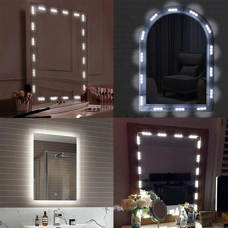 

LED Makeup Mirror Light Dimmable Wall Lamp Dressing Table LED Mirror Light Makeup Vanity Cabinet Waterproof Stairs Closet Light