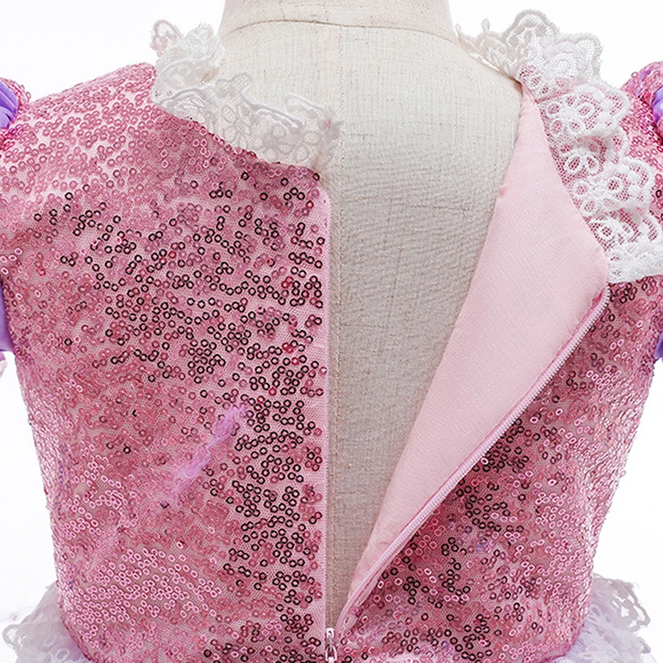 Girls Dress Sophia Rapunzel Princess Dresses for Kids Elegant Birthday Party Cosplay Children Sofia Clothing 3 8 9 1 | Детская одежда и