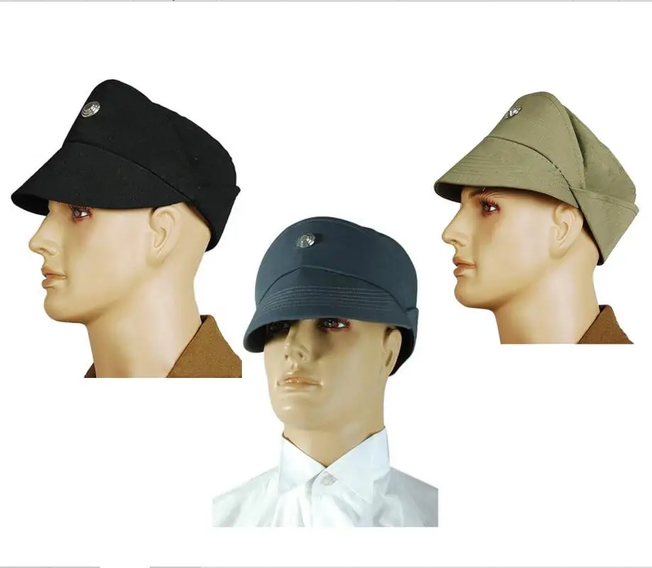 Шапка со звездами для косплея головной убор форма сотрудника императора черный