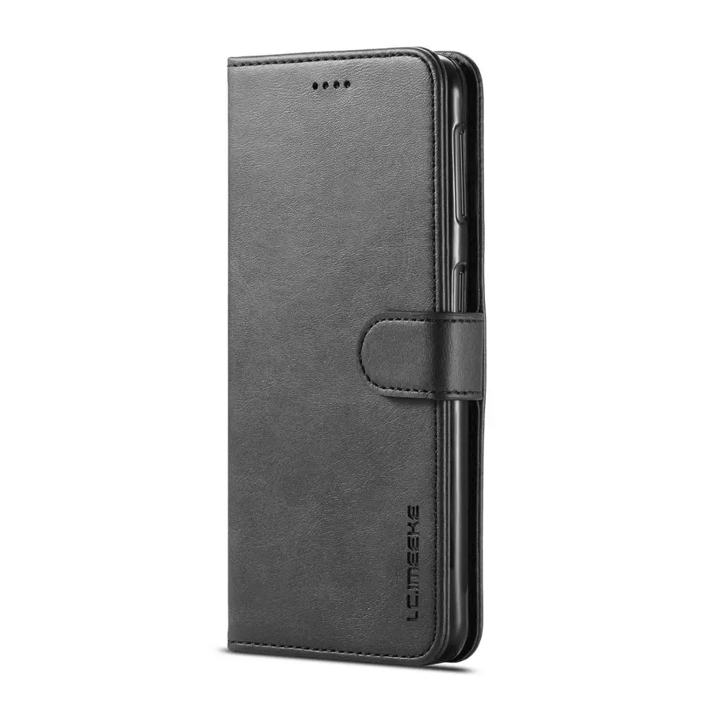 Флип Кожаные чехлы для Samsung Galaxy A7 2018 / A750 Роскошный чехол телефона с отделением