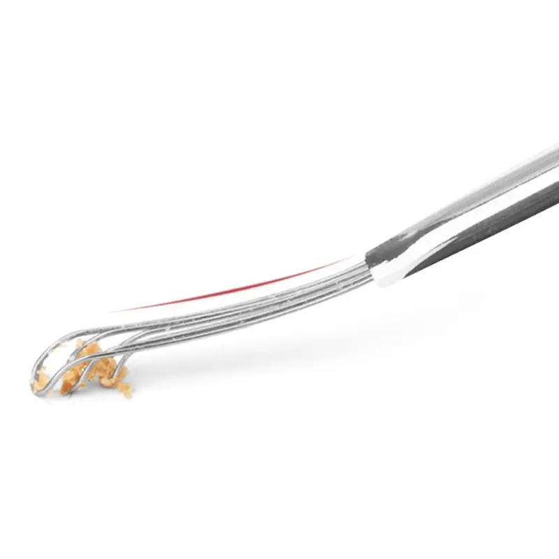 

3 Fork Ear Wax Pickers Stainless Steel Ears Picks Removal Curette Remover Tools U2JD