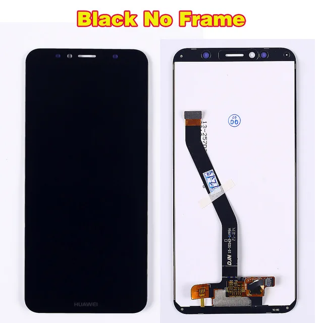 Black Without Frame Huawei Honor 7A Pro AUM-l29 ATU-L41 ЖК-дисплей сенсорный экран 5,7 дюймов дигитайзер сборка рамка олеофобное покрытие 10 Touchs - Цвет: Black Without Frame
