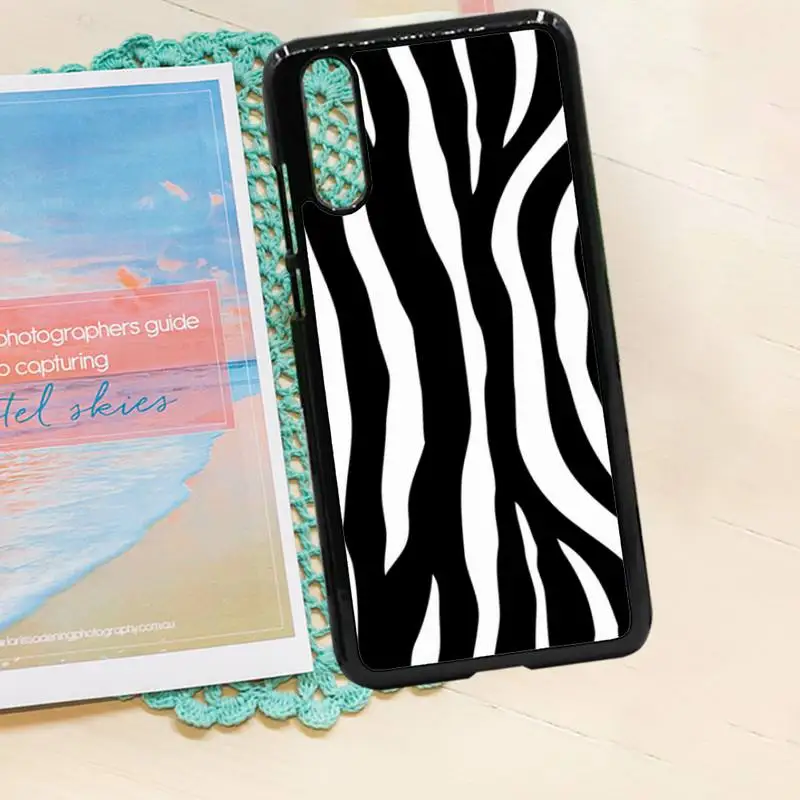 

Zebra pattern stripes Phone Case PC for iPhone 11 12 pro XS MAX 8 7 6 6S Plus X 5S SE 2020 XR