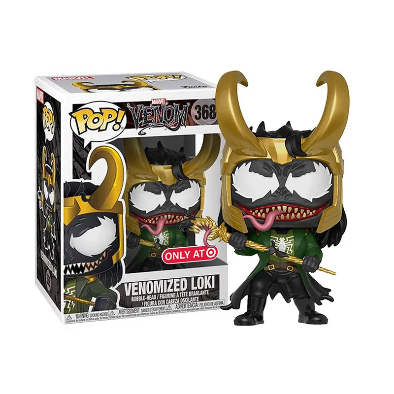 Синий Funko pop Marvel Мстители Carnage веномированный Халк Железный человек Локи Виниловая фигурка Коллекция Модель игрушки для детей подарок - Цвет: Синий