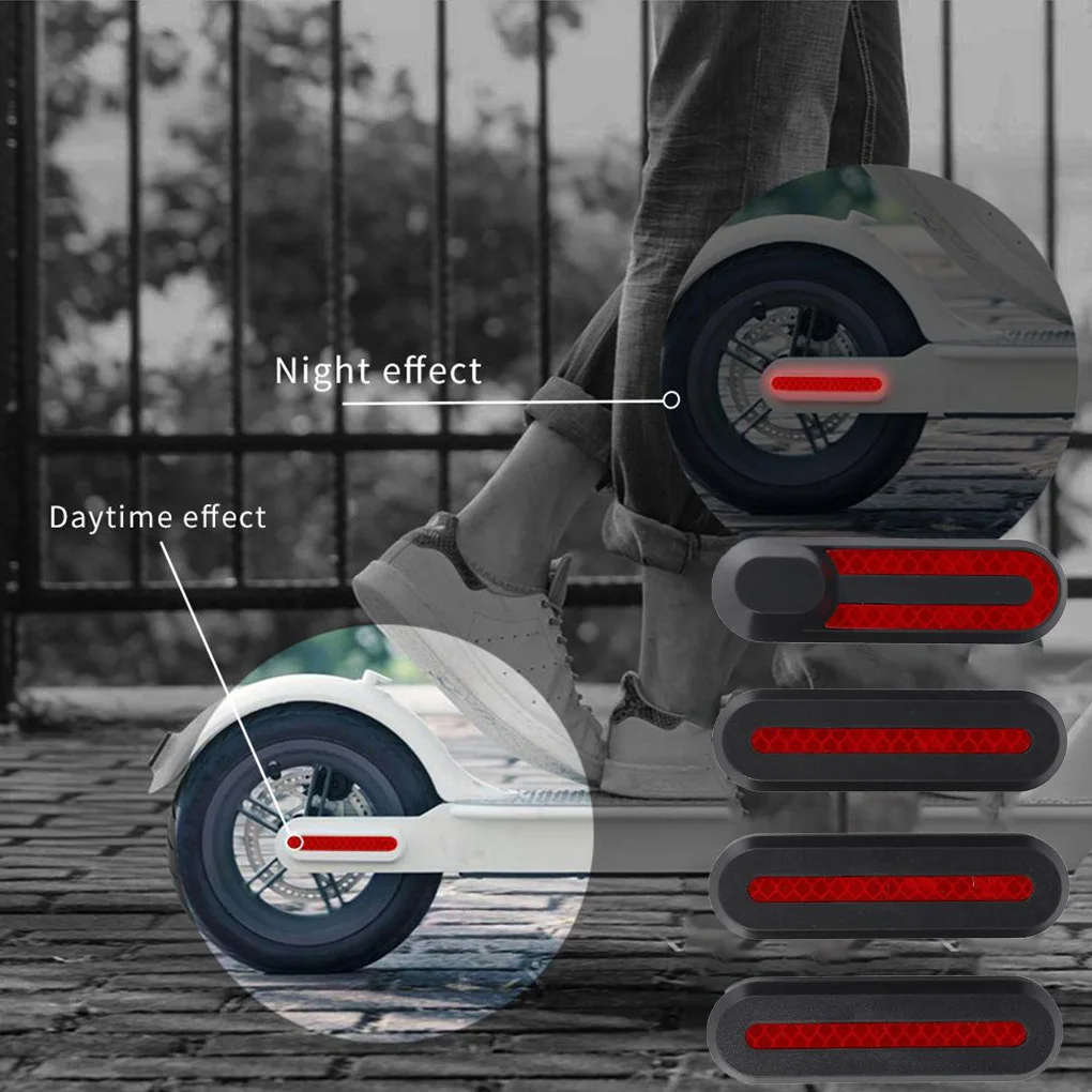 

4pcs Scooter Front Rear Wheel Tyre Cover Hubs Protective Shell Case Sticker For Xiaomi Mijia M365 Electric Scooter Skateboard