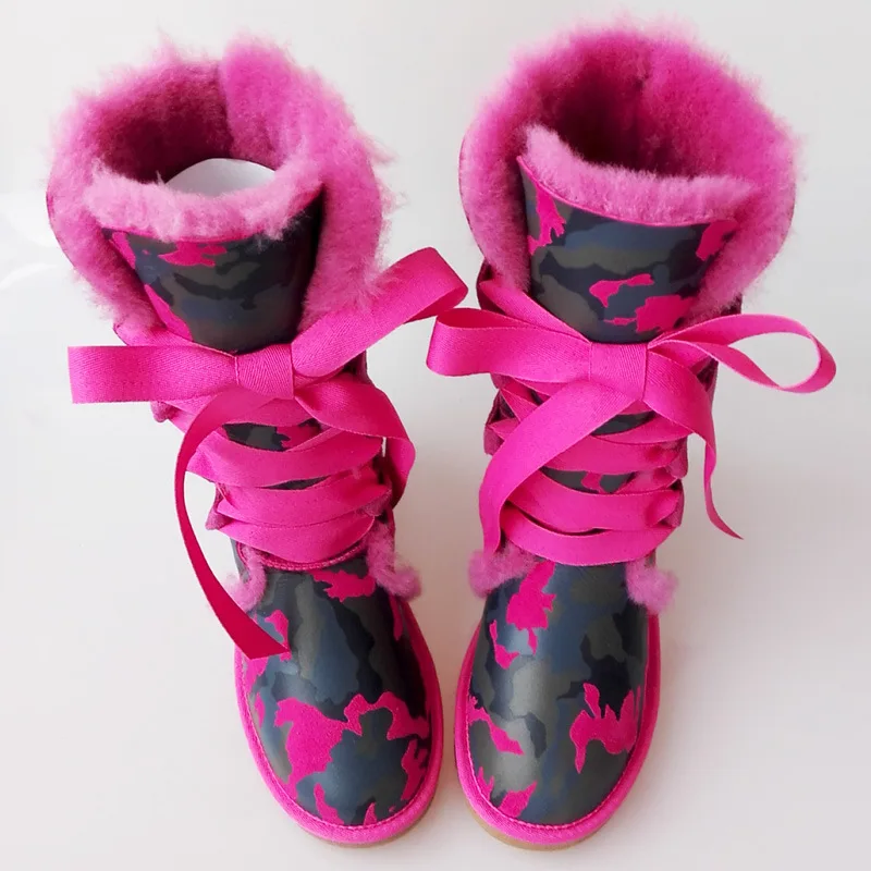 Женские высокие сапоги зимние из 100% натурального меха длинные модные теплые