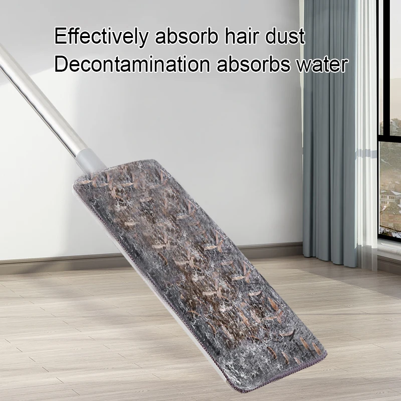 Плоская Швабра набор ковша 360 градусов вращения очистки ленивый инструмент