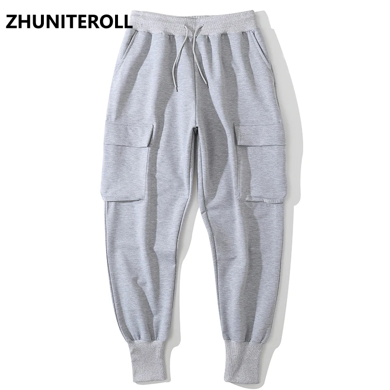 

Брюки-карго мужские в стиле Харадзюку, винтажные штаны с несколькими карманами, модные мешковатые Джоггеры в стиле хип-хоп, уличная одежда, ...