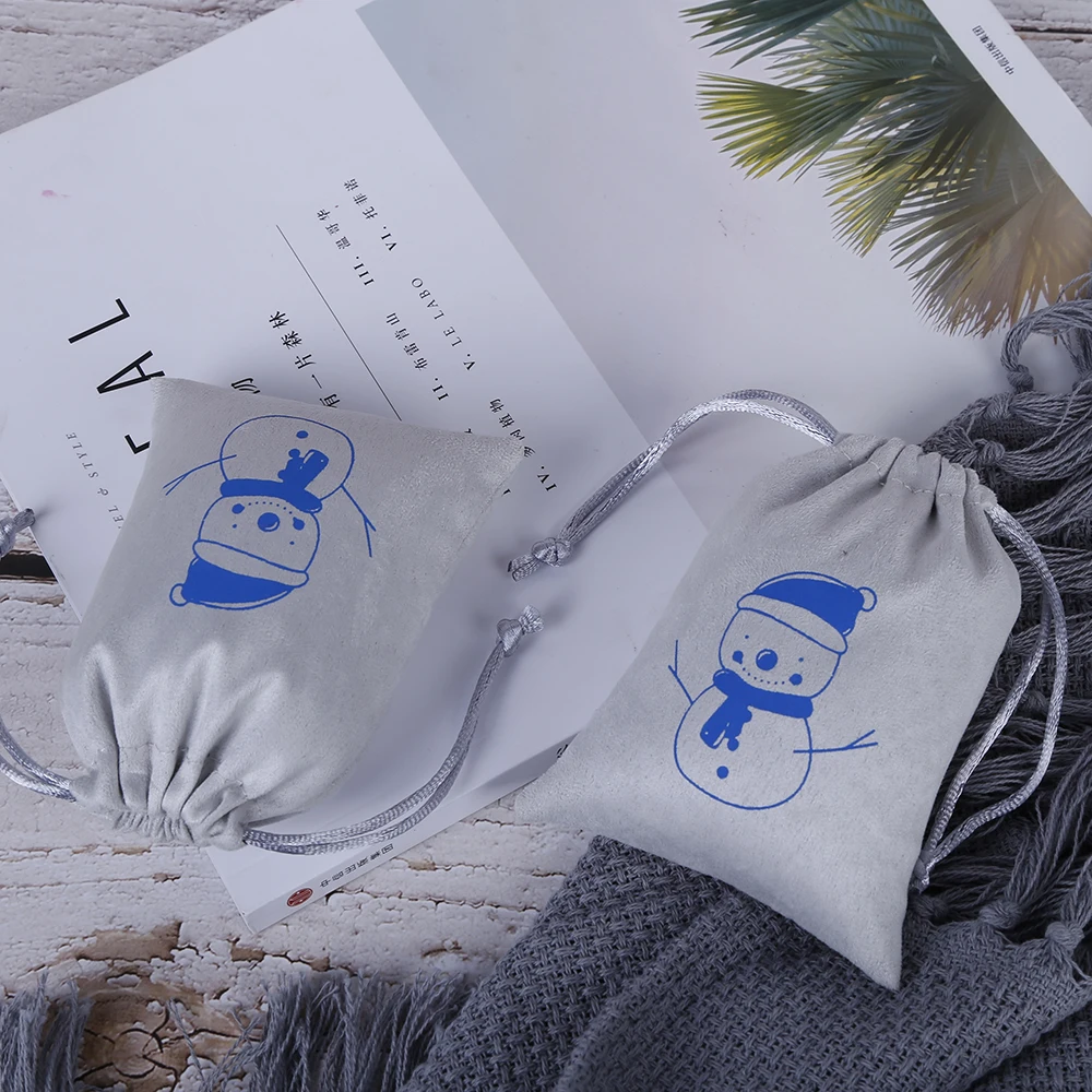 Фланелевые подарочные сумки для ювелирных изделий шикарные мешочки на шнурке