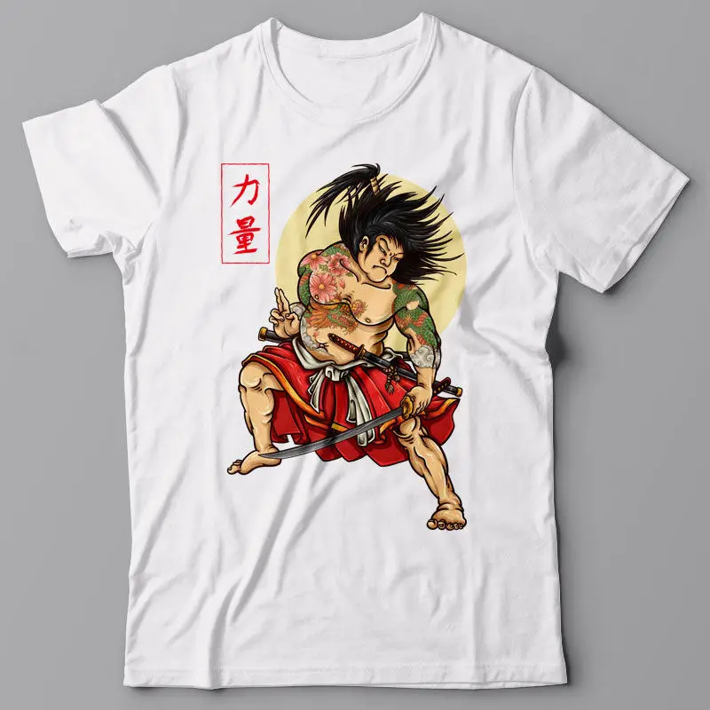 Мужская футболка мужская модная забавная Kabuki Samurai японская аниме манга Sumo Japan