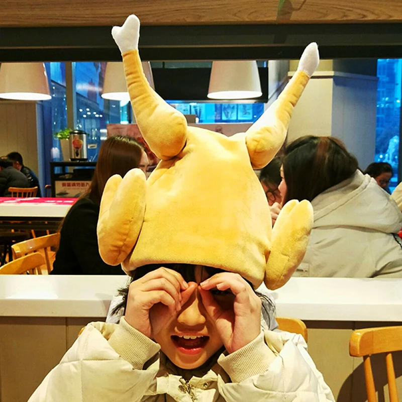 Двигающаяся шляпа с ногами деда мороза Веселая шапка курицей странные игрушки