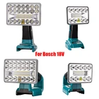 Новинка для Bosch 18 в литий-ионный аккумулятор BAT618 BAT609G портативный внутренний наружный рабочий светильник Светодиодная лампа с USB светильник щение