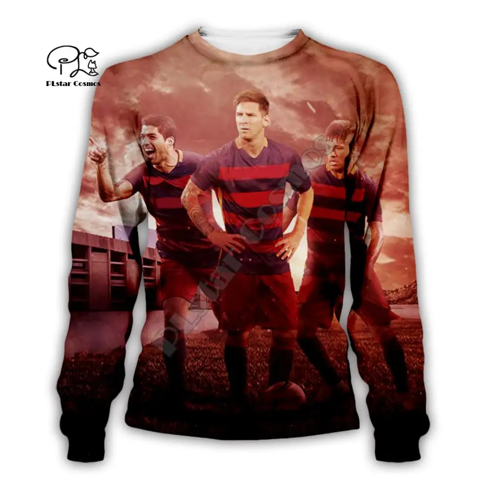 

PLstar Cosmos NewFashion Athlete Lionel Messi Sportsman Football HipHop Streetwear Pullover 3DPrint Hoodies/Sweatshirts/zip S-3