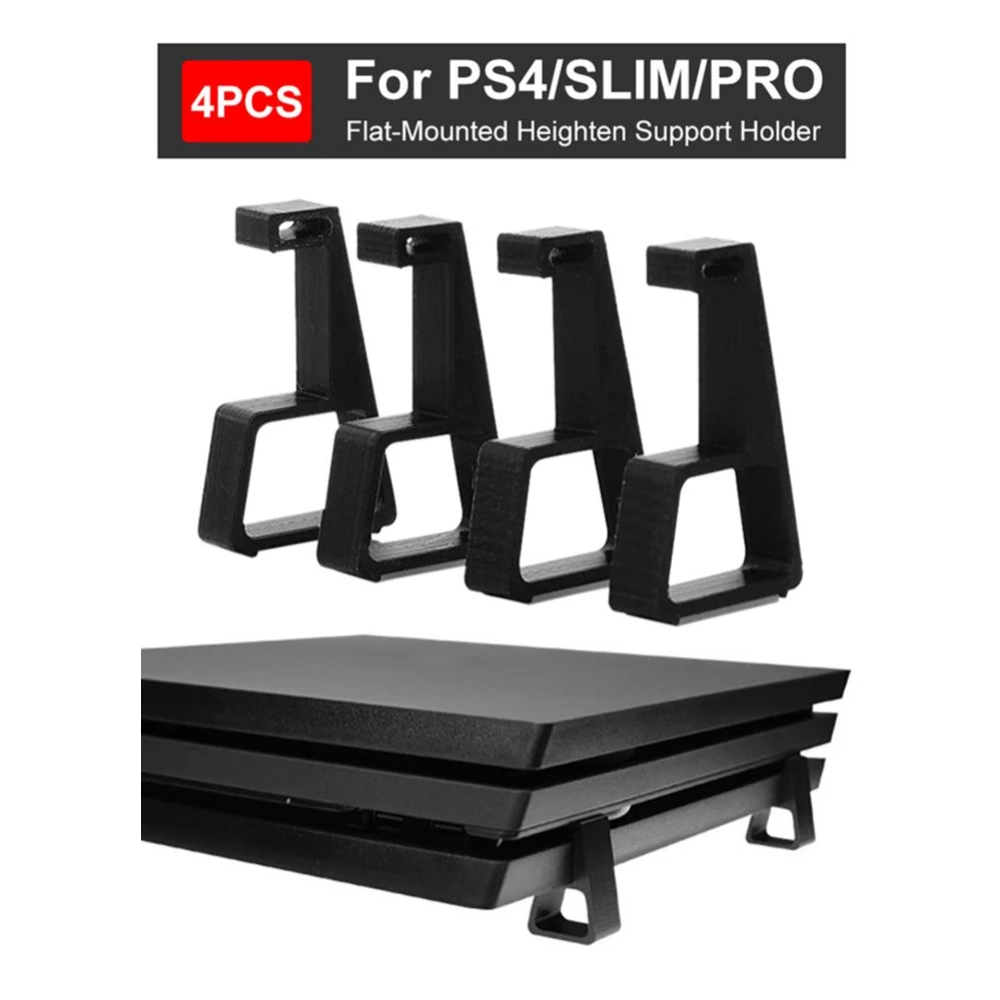 

For PS4 Accessories Bracket For Playstation4 For PS4 For Slim Pro Feet Stand Console Horizontal Holder Game Machine Cooling Legs