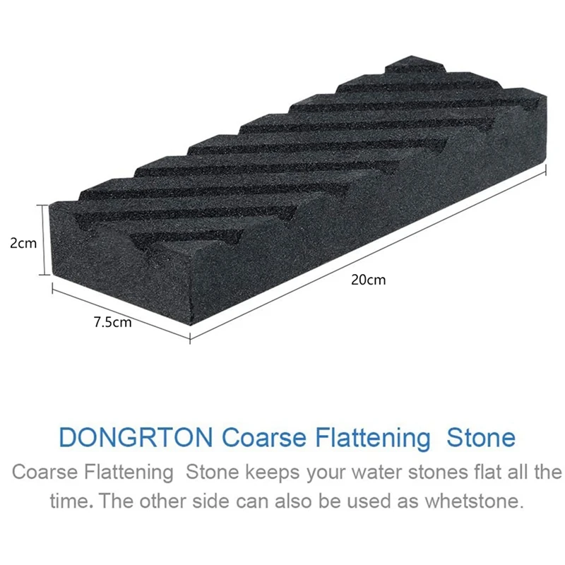 

1set Knife Sharpening Stone Set Coarse Flattening Stone Whetstone 1000 6000 Grit & 6 Pairs Wood Chopsticks