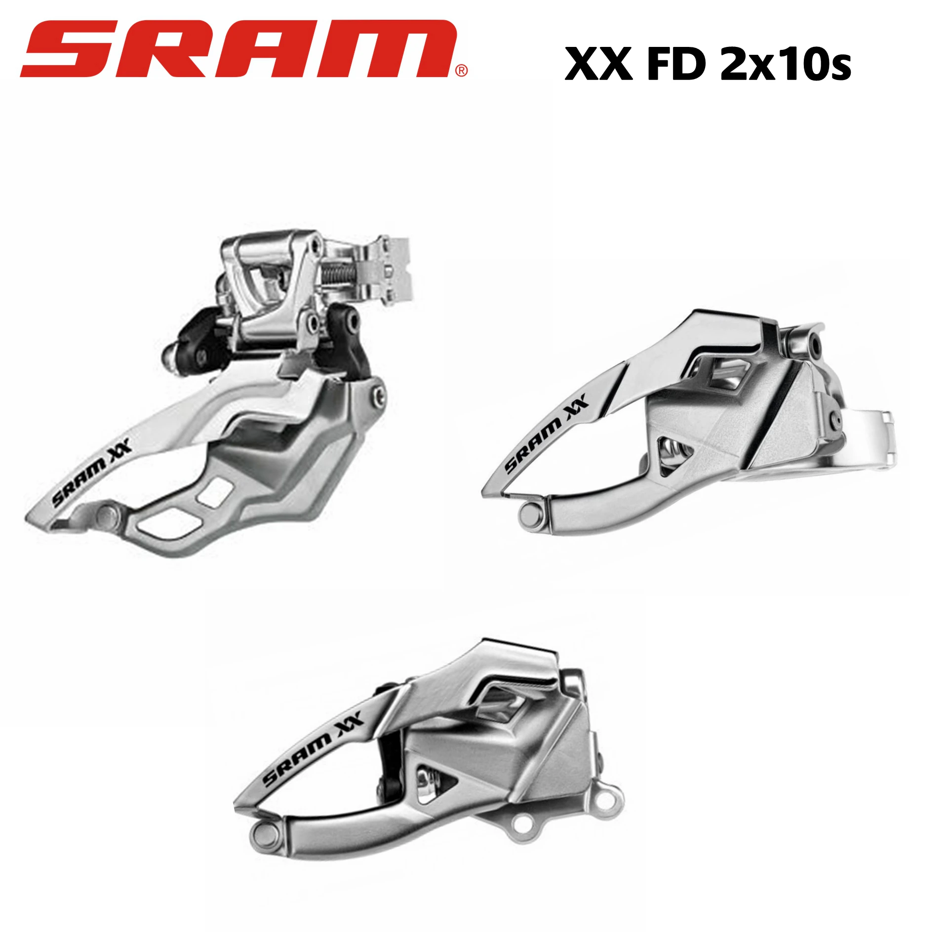 Передний переключатель SRAM XX 2x10 Speed 2x10s 20s низкий зажим вниз/высокий