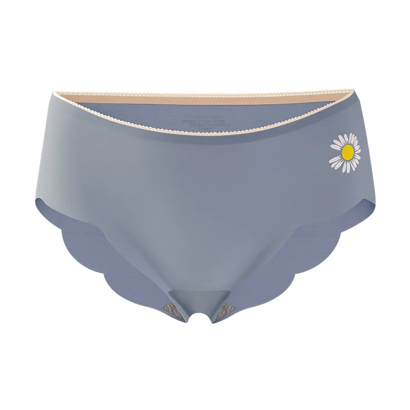 Высококачественные женские бесшовные трусики однотонные ультратонкие нижнее