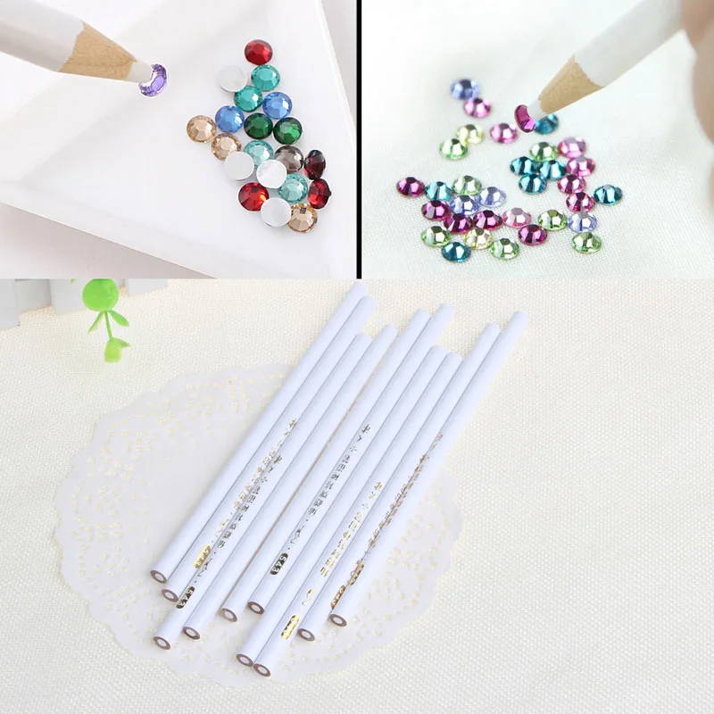 10 шт. стразы для дизайна ногтей инструменты сбора драгоценных камней 3d дизайн