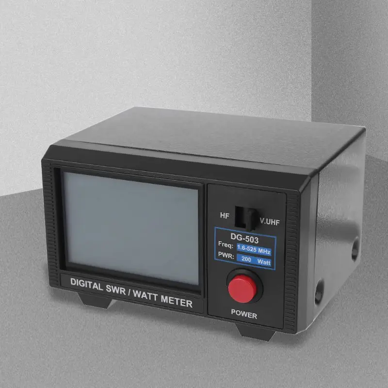 

85DD ЖК-дисплей Дисплей стационарный волна соотношение Nissei DG-503 цифровой SWR и Ватт метр 1,6-60 МГц/125-525 МГц 200 Вт для двухстороннее радио