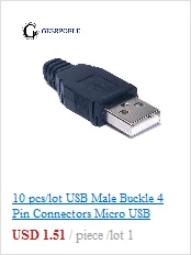 20 шт./партия 4 Pin/5 Pin Micro USB разъем USB штекер мужской разъем порт Jack хвост Sockect Разъем терминалы для samsung huawei DIY