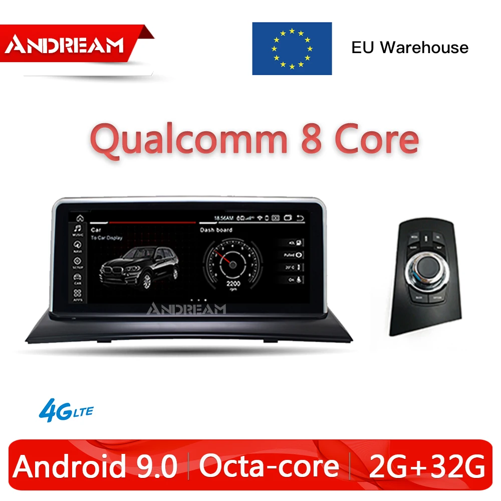 10 25 &quotQualcomm Восьмиядерный Android 9 0 2G + 32G ips экран автомобиля мультимедиа для BMW X3 E83 2003