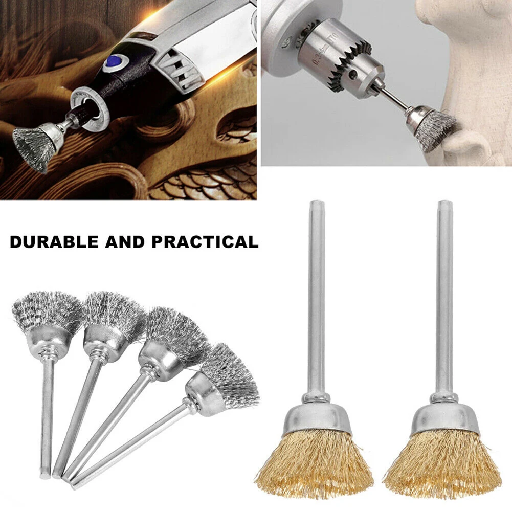 

60pcs Wire brushes Wire brush 60X 60* Stainless steel Brass Polishing tool
