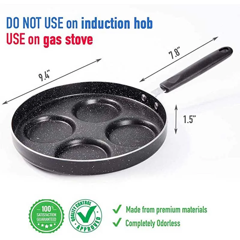 

WALFOS Non-Stick Copper Frying Pan with Ceramic Coating Induction Cooking Oven Dishwasher Safe Kitchen Accessories Cooking Tools